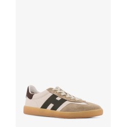 Hogan Cool suede and leather low-top sneakers