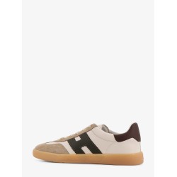 Hogan Cool suede and leather low-top sneakers