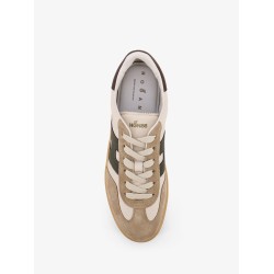 Hogan Cool suede and leather low-top sneakers