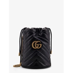 GG Marmont Small matelassé leather bucket bag