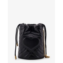 GG Marmont Small matelassé leather bucket bag