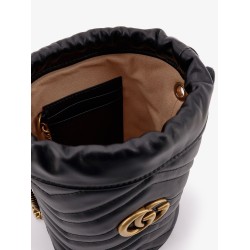 GG Marmont Small matelassé leather bucket bag