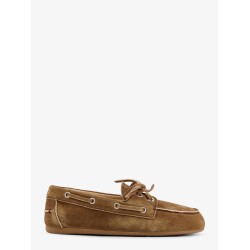 Faded suede loafers