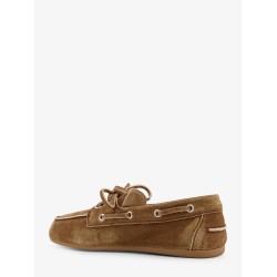 Faded suede loafers