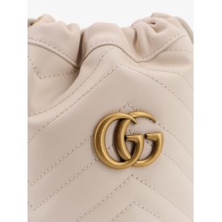 GG Marmont Small matelassé leather bucket bag
