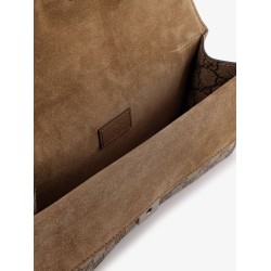Dionysus Medium Supreme GG fabric and suede shoulder bag