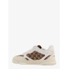 Re-Web low-top leather and suede sneakers with GG Supreme fabric inserts