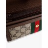 Supreme GG fabric and leather wallet