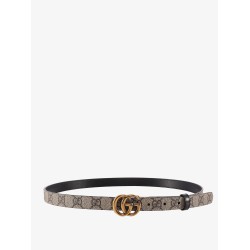 Reversible Supreme GG fabric and leather belt
