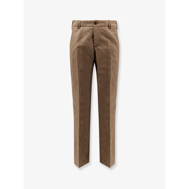 Michael Reworked wool and linen trousers