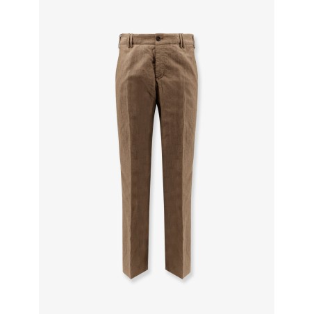 Michael Reworked wool and linen trousers