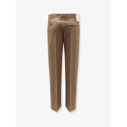 Michael Reworked wool and linen trousers