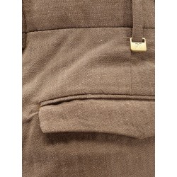 Michael Reworked wool and linen trousers