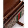 Jackie 1961 GG Supreme fabric and leather wallet with shoulder strap