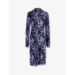 Jacquard velvet short dress