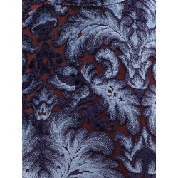 Jacquard velvet short dress