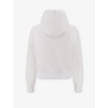 Hooded cotton blend sweatshirt