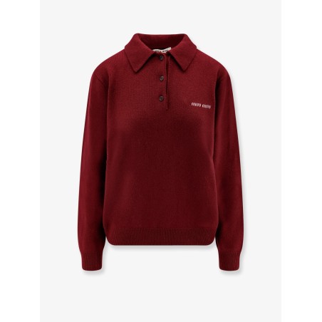 Cashmere polo sweater