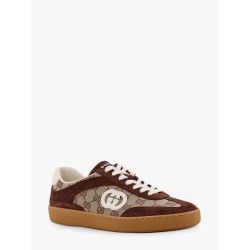 G75 low-top Supreme GG fabric and suede sneakers