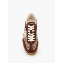 G75 low-top Supreme GG fabric and suede sneakers