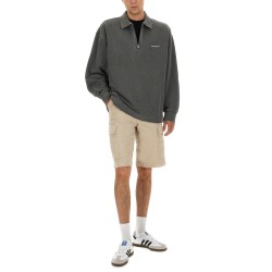 PIQUE SCRIPT SWEATSHIRT