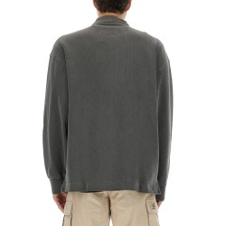 PIQUE SCRIPT SWEATSHIRT