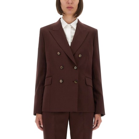 DOUBLE-BREASTED WOOL BLAZER