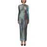 "WATER" MESH LONG DRESS