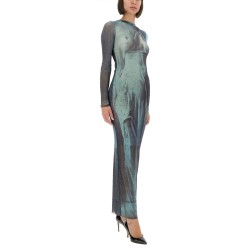 "WATER" MESH LONG DRESS