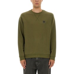 SWEATSHIRT WITH LOGO PATCH