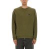 SWEATSHIRT WITH LOGO PATCH