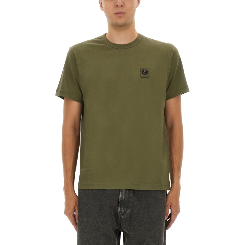 T-SHIRT WITH LOGO PATCH