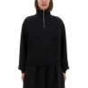 GROSGRAIN SWEATSHIRT WITH TURTLENECK
