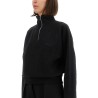 GROSGRAIN SWEATSHIRT WITH TURTLENECK