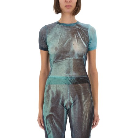 "WATER" MESH T-SHIRT