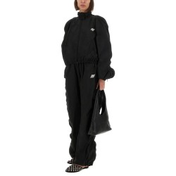 MID-RISE TRACK PANTS WITH ZIPPER