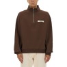 GROSGRAIN SWEATSHIRT WITH TURTLENECK