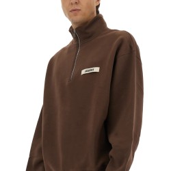 GROSGRAIN SWEATSHIRT WITH TURTLENECK