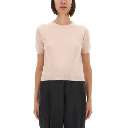 WOOL CREW NECK T-SHIRT