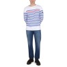T-SHIRT NAVAL RAY ROUGE