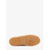 Replica low-top leather sneakers with suede inserts