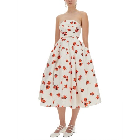 MIDI DRESS WITH FLORAL PRINT