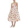 MIDI DRESS WITH FLORAL PRINT