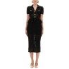 MIDI CROCHET DRESS WITH BOWS