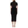 MIDI CROCHET DRESS WITH BOWS