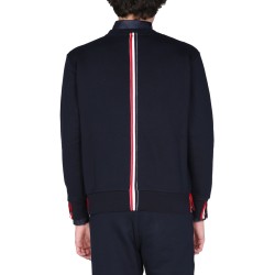 FELPA CON INTARSIO TRICOLORE