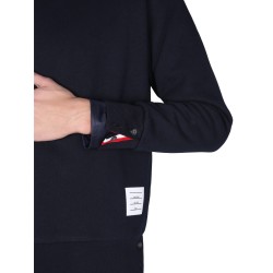 FELPA CON INTARSIO TRICOLORE