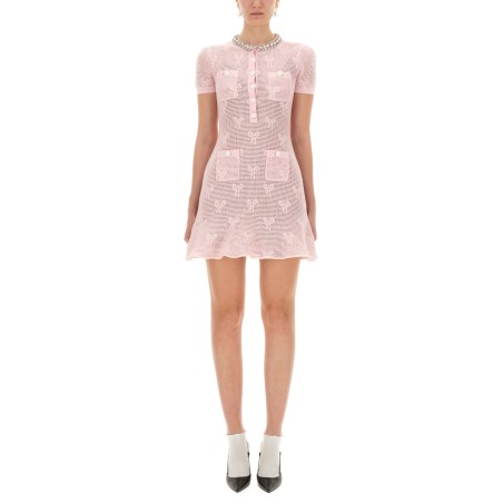 MINI CROCHET DRESS WITH BOWS