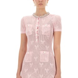 MINI CROCHET DRESS WITH BOWS