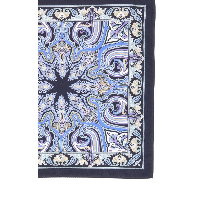 PAISLEY SILK POCKET HANDKERCHIEF